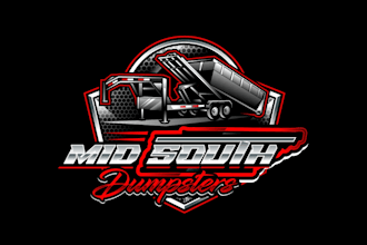 create graceful and fantastic dumpster logo design