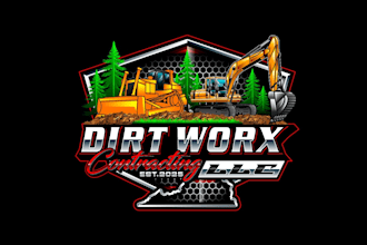 create attractive and imagination excavation logo design