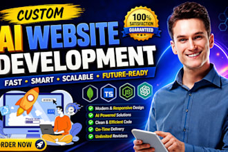build ai websites and software, ai mobile apps,  blockchain