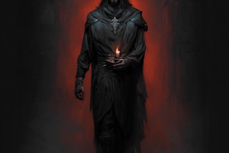 create fantasy, dnd, horror digital art with your character