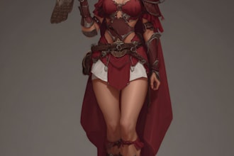 create a dark fantasy character for you