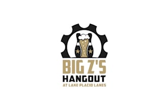 design particular lake placid bowling logo