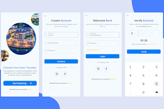 design mobile app uiux, app design ,ui design