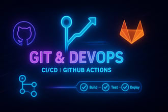 fix your git, github actions, ci cd pipelines and devops support