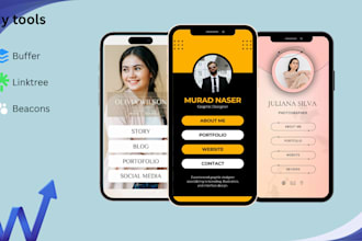 setup a unique link in bio landing page for instagram