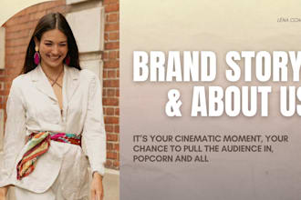 write your brand story or about us