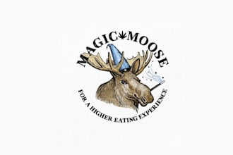 make extraordinary hipster logo for magic moose kitchen