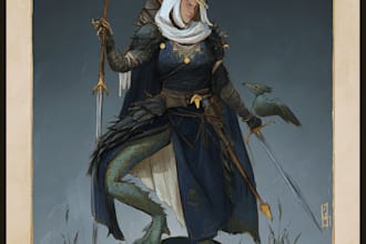 do character and creature art illustration
