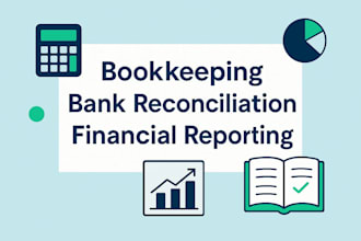 do bookkeeping, bank reconciliation