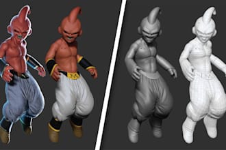 sculpt high quality 3d model for 3d printing and rendering
