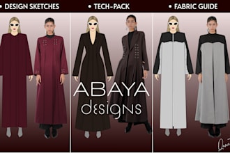 design custom modest wear, and abayas