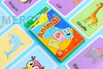 printable kids educational card game illustration, kids montessori flashcards