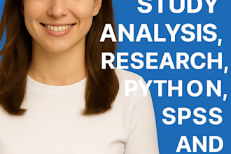 do urgent case study analysis, research, python, spss and data analysis