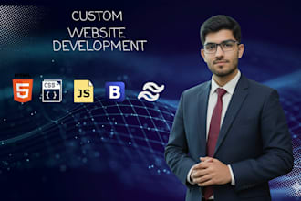 create a fast responsive website with HTML CSS js