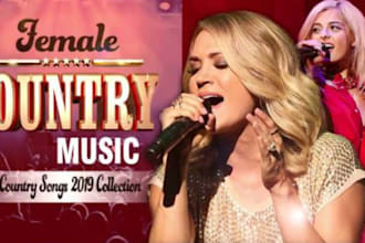 be your female country singer write a custom acoustic song custom country song