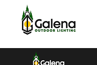 do a sleek and professional logo for your home outdoor lighting service