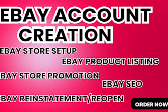 do unsuspended verified ebay account creation