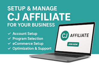 setup and manage cj affiliate, awin, shareasale and clickbank