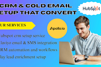 setup clay, clay com, hubspot CRM, klaviyo, instantly ai yotpo SMS apollo io