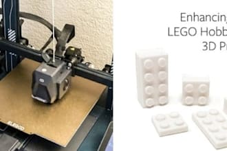 3d print custom lego bricks with free worldwide shipping