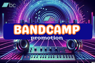 help you grow real bandcamp music with organic promotion