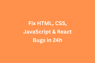 fix frontend bugs in HTML, CSS, react or next js fast