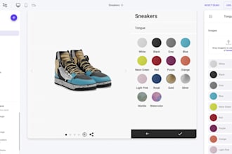 do 2d 3d product configurator on shopify kickflip and zakeke, customily