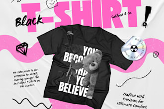 design typography t shirt with graphics
