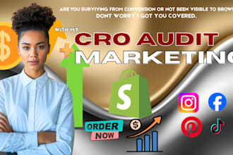 fix shopify cro dropshipping marketing cro store audit boost shopify sales