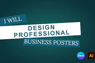 design professional business posters