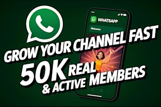 promote whatsapp channel and also increase the channel followers