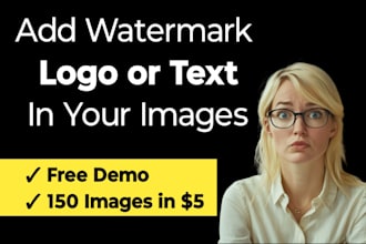 add watermark logo or text on image photo