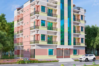 3d exterior house design