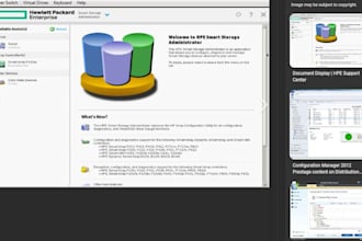 setup your raid config on hp or dell servers