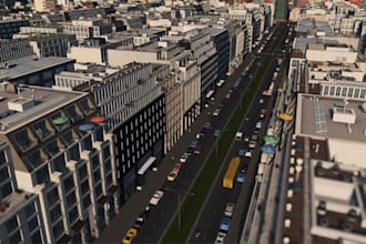 design realistic and fully customized cities skylines  map