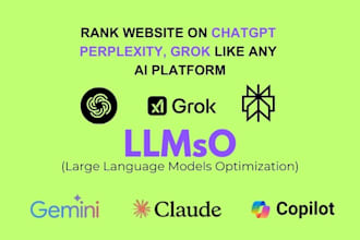 do llms SEO to rank website on chatgpt, perplexity, grok like ai platform