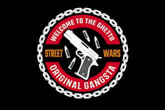 create graceful and fantastic gun shop logo design