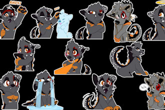 draw furry telegram stickers nsfw furry stickers discord animated stickers