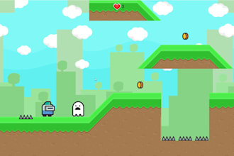 develop a professional 2d unity game with custom features