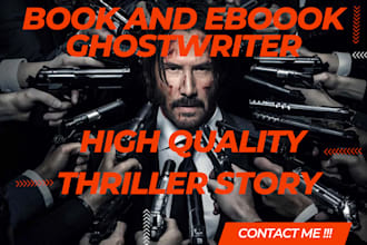 ghostwrite or rewrite thriller horror story
