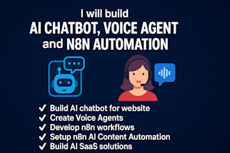 build ai saas, voice agent and n8n automation for business