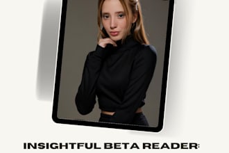 professional beta reading and constructive book critique