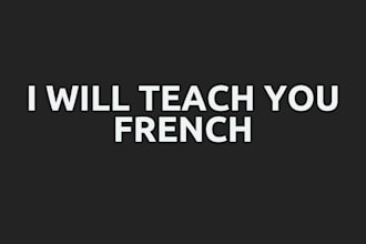 teach how to speak french
