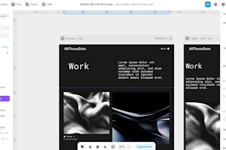 design or redesign framer website, fix framer website convert framer to webflow
