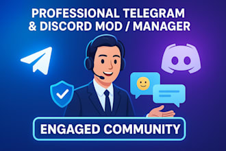 be your cruise telegram discord community mod community manager