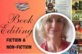 do book editing for fiction and nonfiction