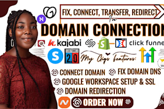 connect domain in godaddy squarespace, shopify, fix dns issues, dmarc, dkim, spf