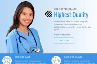 build squarespace rehabilitation center website nursing home website aged care