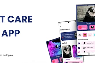 develop pet ecommerce app, pet sitting app, pet care app, pet walking app