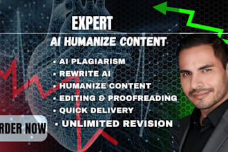 humanize ai content with proofreading, editing, formatting and plagiarism